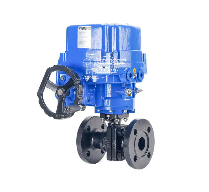 防（fáng）爆法蘭電動碳鋼（gāng）球閥
